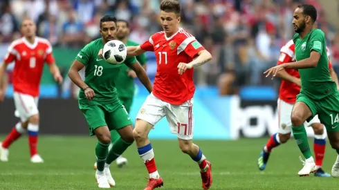 Golovin en acción en el Mundial.