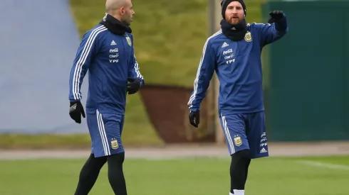 Messi y Mascherano, hombres récord