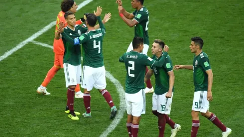 Épico festejo en el vestuario mexicano tras el triunfo ante Alemania