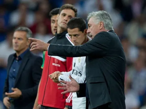¿Se lo lleva al Napoles? Ancelotti elogia a Chicharito y éste se deja querer