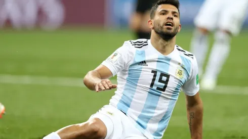 LA FRUSTRACIÓN DEL KUN. Agüero fue de lo mejor de la Argentina ante Croacia (Foto: Getty).