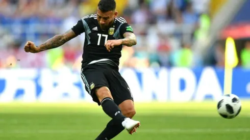 Nicolás Otamendi en el combinado argentino.