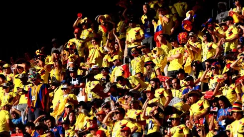 La hinchada de Colombia ante Senegal