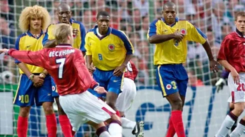 En Francia 98 Inglaterra dejó afuera a Colombia y nacía la estrella David Beckham.