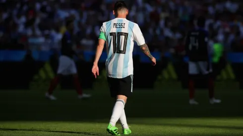 Foto de Lionel Messi, jugador de la Selección Argentina.