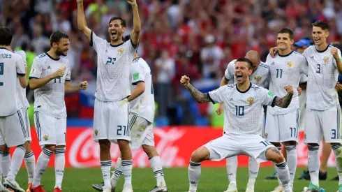 Rusia festeja la clasificación
