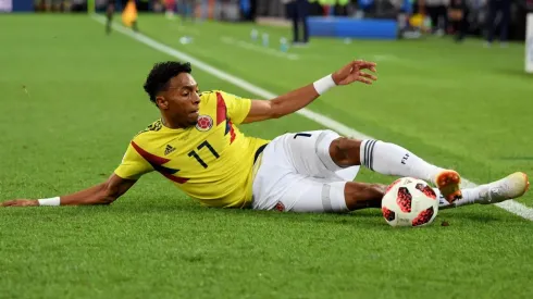 Mojica en el partido ante Inglaterra