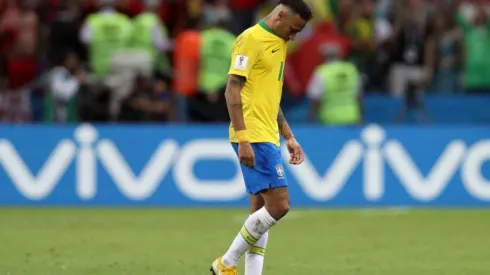 Tristeza absoluta en Neymar.