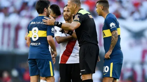 Pitana en un River-Boca