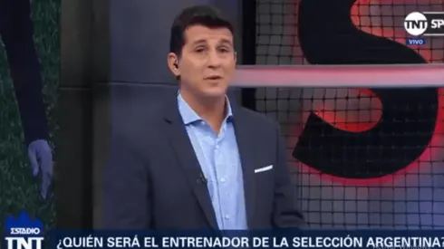 Foto de Hernán Castillo, periodista de TNT Sports.
