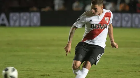 Quintero jugando en River