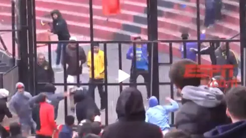 Los violentos no se toman vacaciones: escándalo entre los hinchas de Central y Colón