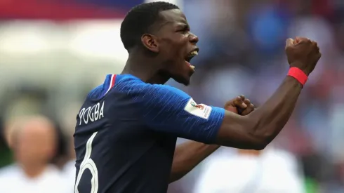 MÁS LÍDER QUE NUNCA. Paul Pogba dio la charla antes de la final del Mundial (Foto: Getty).