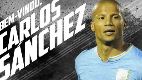 BIENVENIDO, CARLOS. Sanchez llegó a Brasil.