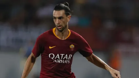 NUEVO EQUIPO. Javier Pastore con Roma en el encuentro contra Tottenham (Foto: Getty).