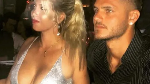 La fotito de Wanda Nara y Mauro Icardi con un filtro especial de por medio