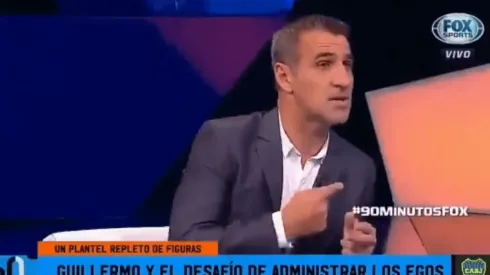 Foto de Raul Cascini en su programa de Fox Sports.