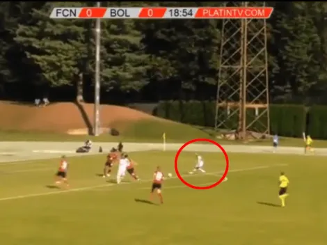 Rodrigo Palacio le pegó por abajo y marcó en un amistoso del Bologna