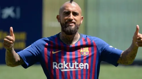Apenas se puso la camiseta de Barcelona, a Vidal le preguntaron por Real Madrid