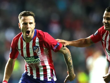 El gol del título: Saúl rompió el arco de un bombazo de volea al ángulo