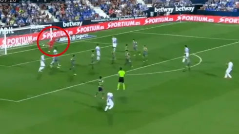 AIR RULLI. El arquero argentino y una tapada fenomenal.