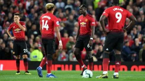 Foto de los jugadores de Manchester United.