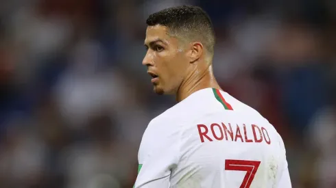 Foto de Crisitano Ronaldo, jugador de la Selección de Portugal.