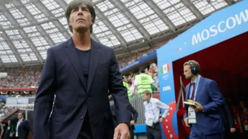 Joachim Löw durante el partido ante México.