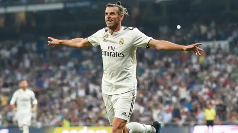 CELEBRA BALE. El galés festeja el 1-0 del Real Madrid contra Leganés (Foto: Getty).
