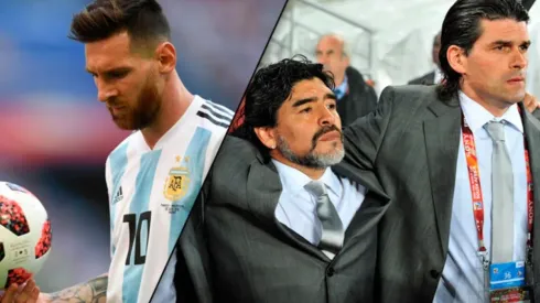 Mancuso le pegó a Messi y Maradona salió a defenderlo con todo