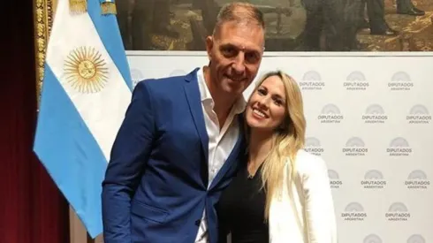 Foto de Pitana con su pareja.