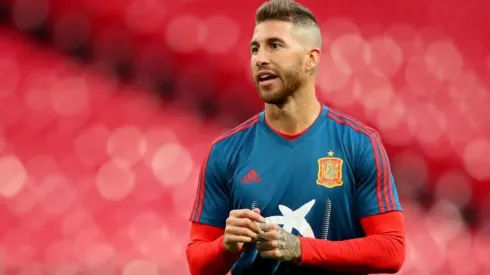 Sergio Ramos en la Selección de España.