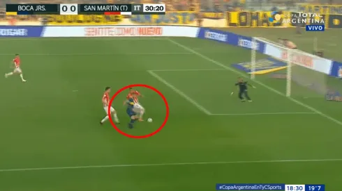 Foto de Dario Benedetto definiendo bárbaro.