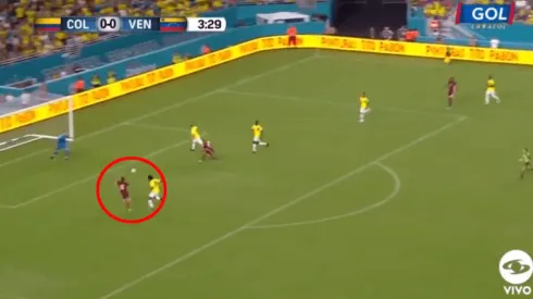 Foto del futbolista de la Selección de Venezuela.