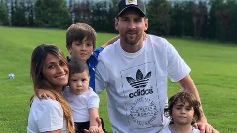 El guiño de Messi a la Selección Argentina en una foto familiar