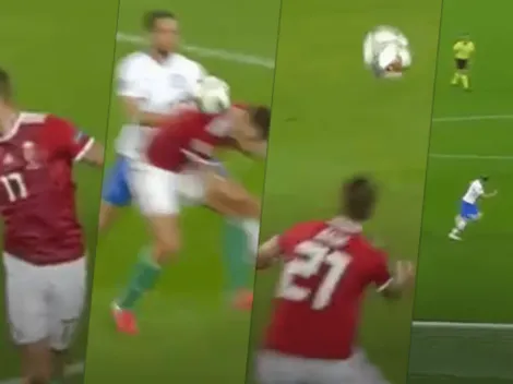Tres cabezazos seguidos y bomba al medio del arco: el exótico golazo de Hungría por la UEFA Nations League