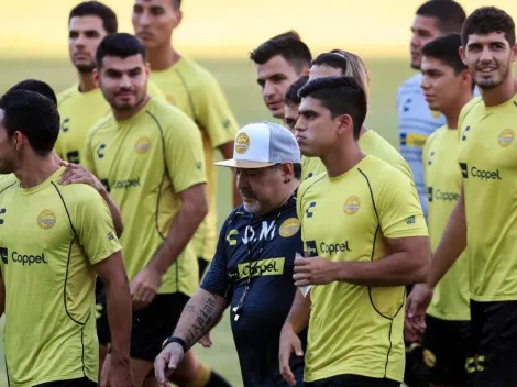 Las bromas de Maradona a un jugador de Dorados por ser de Santiago del Estero