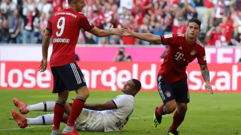 Foto del gol de James Rodríguez.