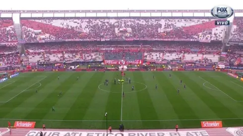 Semivacío. El Monumental, con menos gente de lo imaginado.