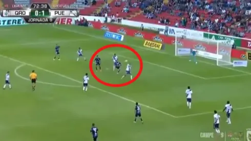 Stum casi hace un golazo.