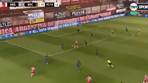 Era el empate de Argentinos, pero Andrada achicó perfecto y salvó a Boca