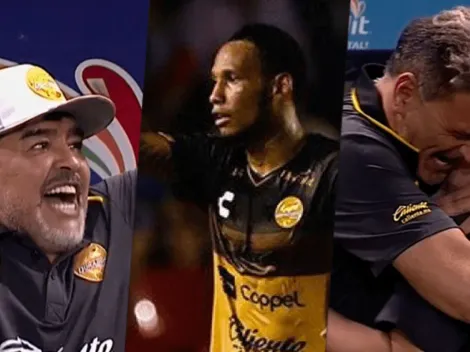 No podía ser otro: el 10 de Dorados marcó los tres primeros goles en el debut de Maradona
