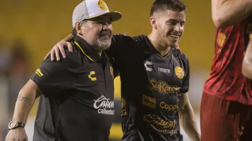 Maradona genera alegría en los seguidores del Dorados.