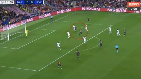 De una y adentro: Messi firmó su doblete ante PSV