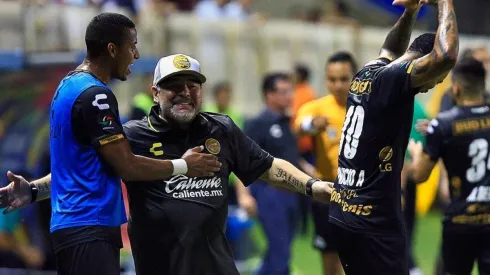 Un genio: el goleador de Dorados contó qué le dijo Maradona antes del partido