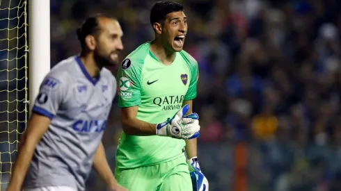 Foto de Andrada, arquero de Boca.