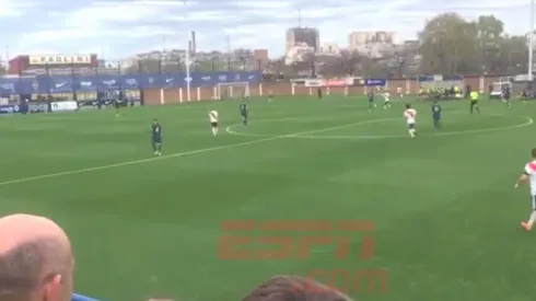 Repudiable: el horrible momento que vivió el hijo de Gallardo en el partido de reserva entre River y Boca