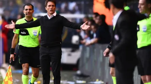 Guillermo durante el Superclásico.