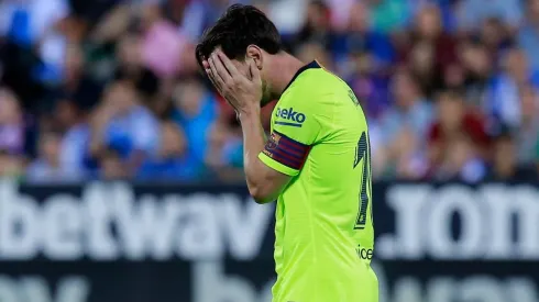 Foto de Lionel Messi, jugador de Barcelona.