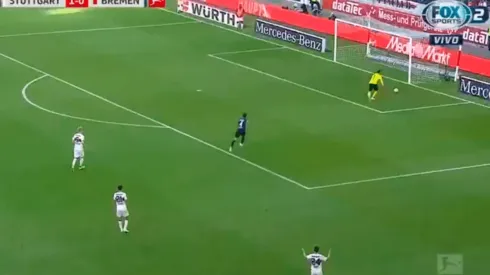 Gol en contra del Sttutgart